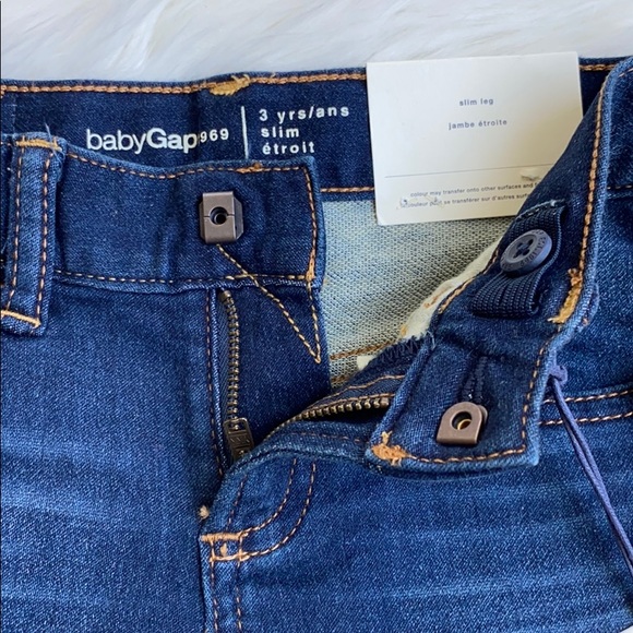 GAP toddler boys dark blue jeans - size 3T - Picture 5 of 8
